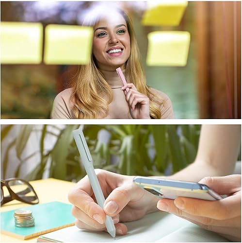 Miniatura 7 de Bolígrafos de gel de colores, 6 bolígrafos de tinta pastel, bolígrafos de color de punta fina, escritura suave para diario, tomar notas, bolígrafos