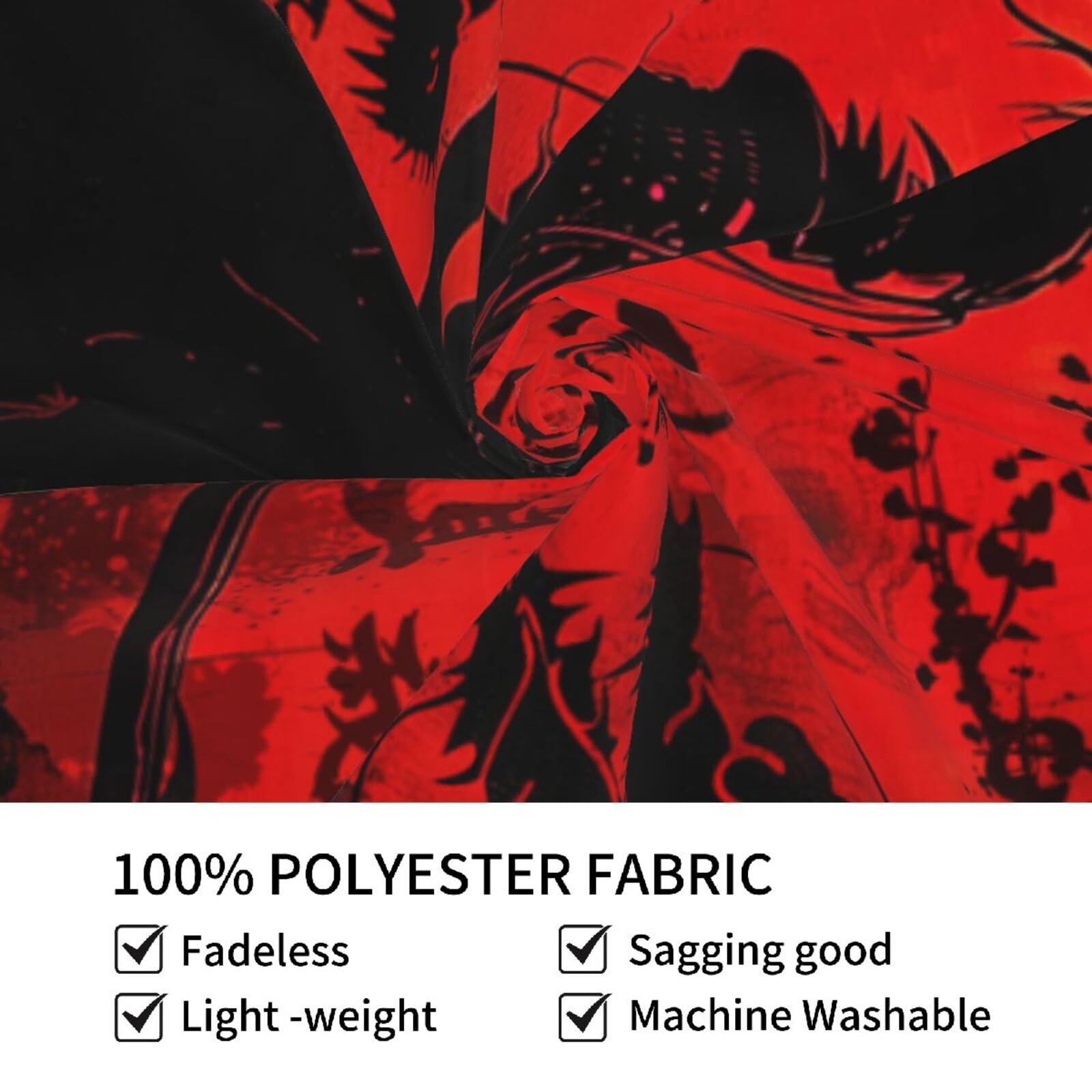 GOAOK Japanischer Anime-Wandteppich – Natur-Motiv, Verschiedene Größen, Polyester
