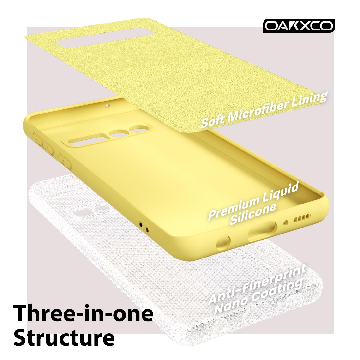 oakxco for Samsung Galaxy S24 Ultra Phone Case Liquid Silicone, Thin Slim Soft Rubber Gel TPU Plain Simple Cover for Women Girl Cute, Matte Solid Color, Brown Khaki Nude — view 93