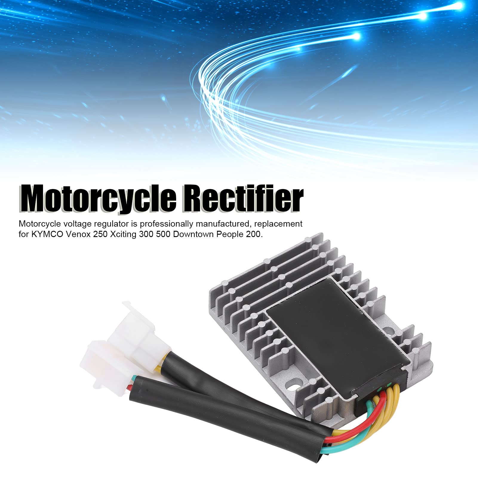 Stabilizzatore di Tensione Aramox, Sostituzione Dell'alluminio del Regolatore di Tensione del Motociclo per Venox 250 Xciting 300 500 Downtown People 200
