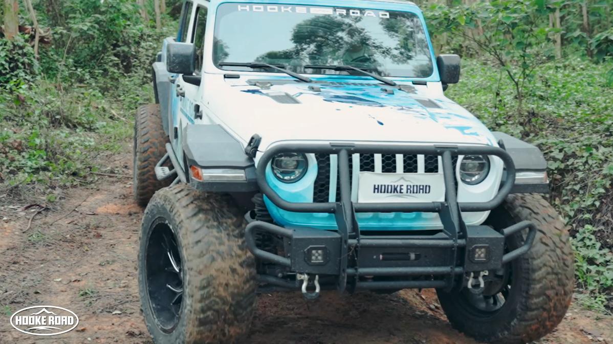 Amazon.com: Hooke Road Gladiator JT Half Rear Roof Rack Cargo