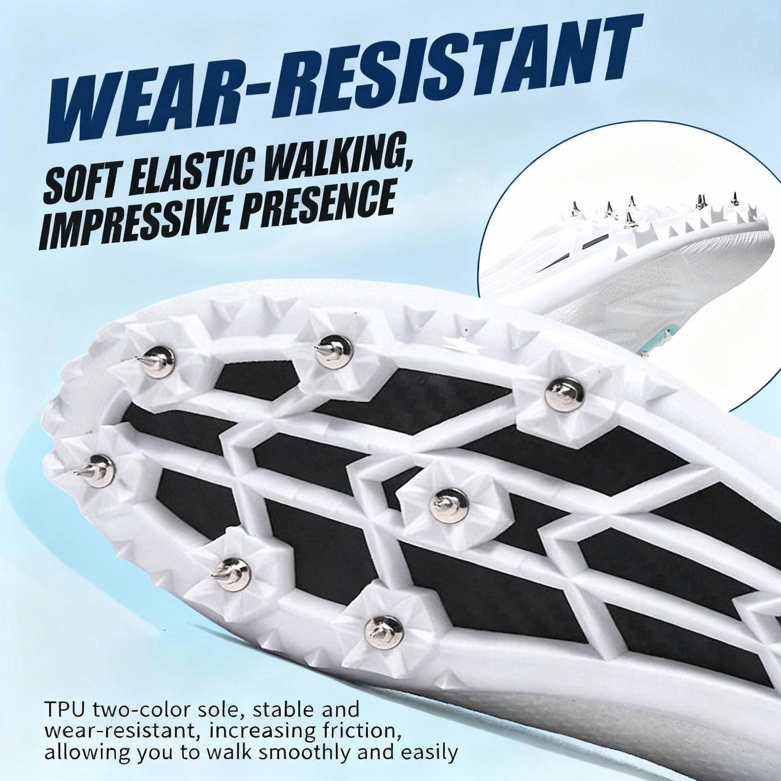 Zapatillas de Atletismo Mujer con 7 Clavos, Zapatos Correr Ligero Resistente ara Running Sprint Salto Largo,Training al Aire Libre