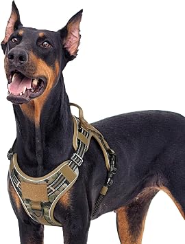rabbitgoo Tactical Dog Harness for Large Dogs, No Pull Service Pet Vest