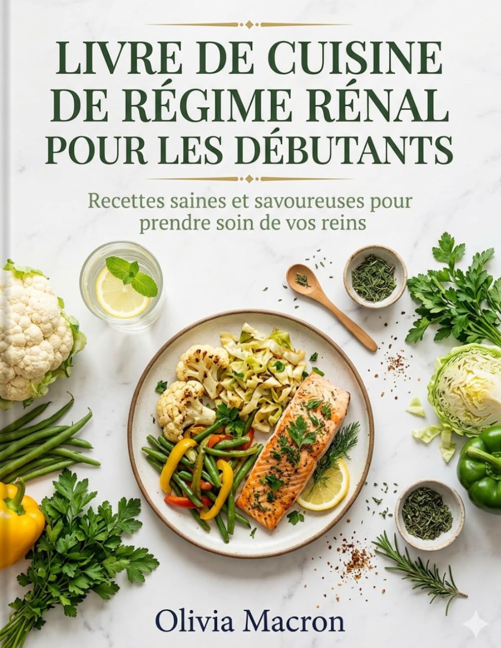 Livre de cuisine de régime rénal pour les débutants: Recettes pauvres en phosphore et potassium pour soutenir la dialyse et préserver la fonction rénale