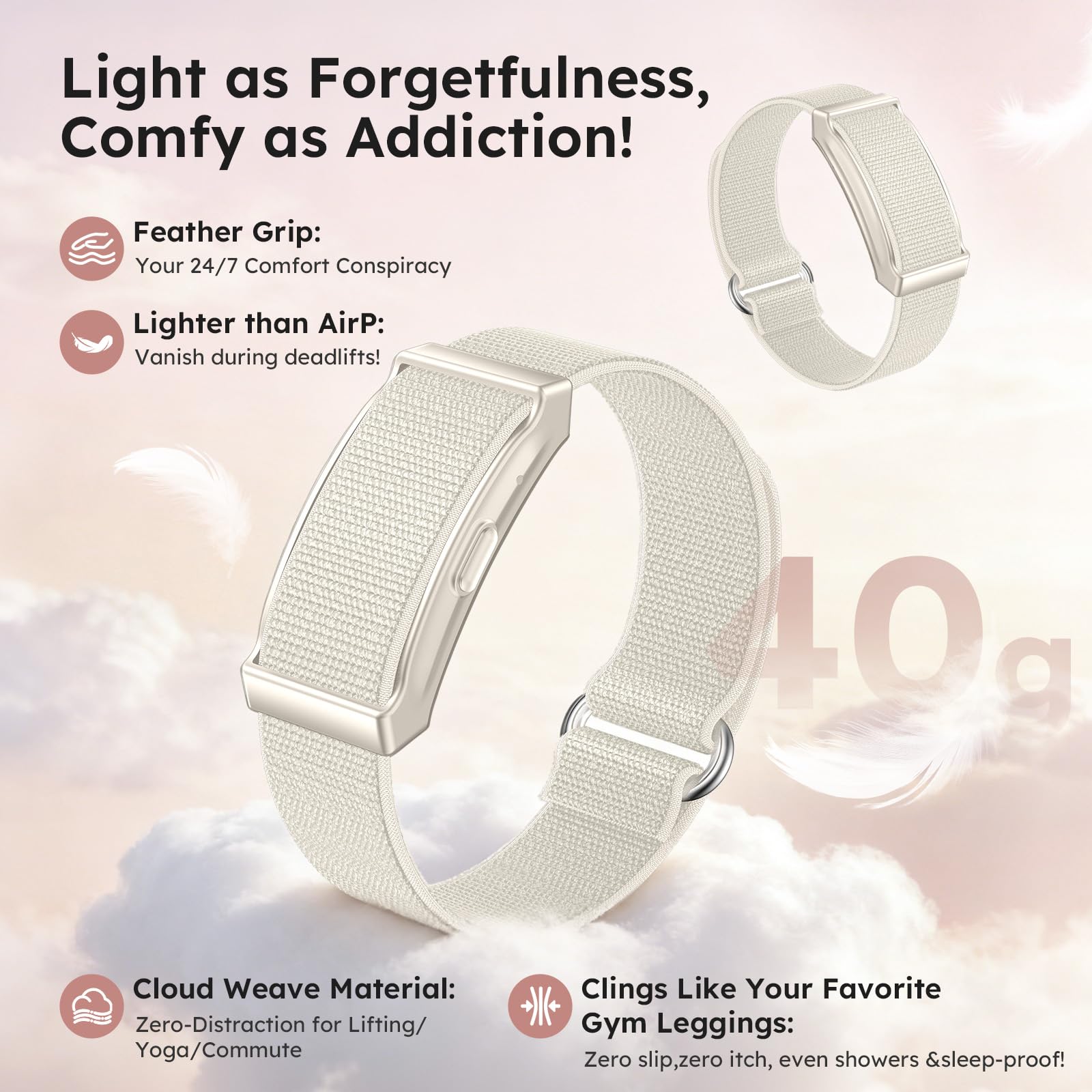 Fitness Armband ohne Display mit 2 Armbänder, Smart Band Aktivitätstracker Schlaftracker Schrittzähler Langer Akkulaufzeit Wecker Armband Vibration Laufuhr