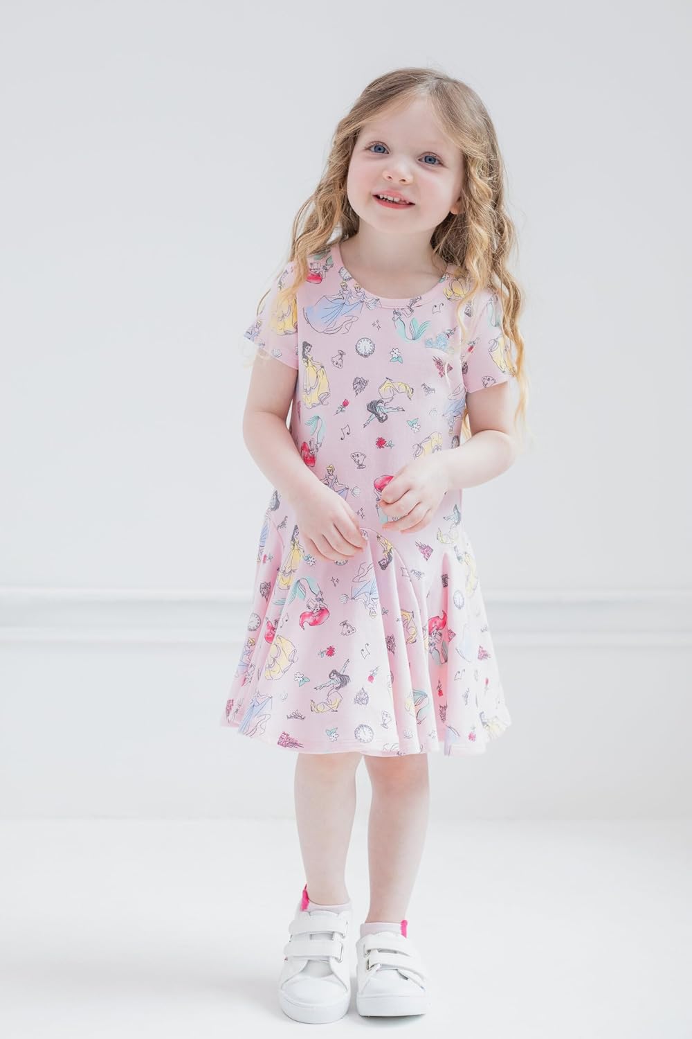 Disney Princess Frozen Ariel Cinderella Aurora Belle Christmas Girls Dress Toddler to Little Kid - Image 2