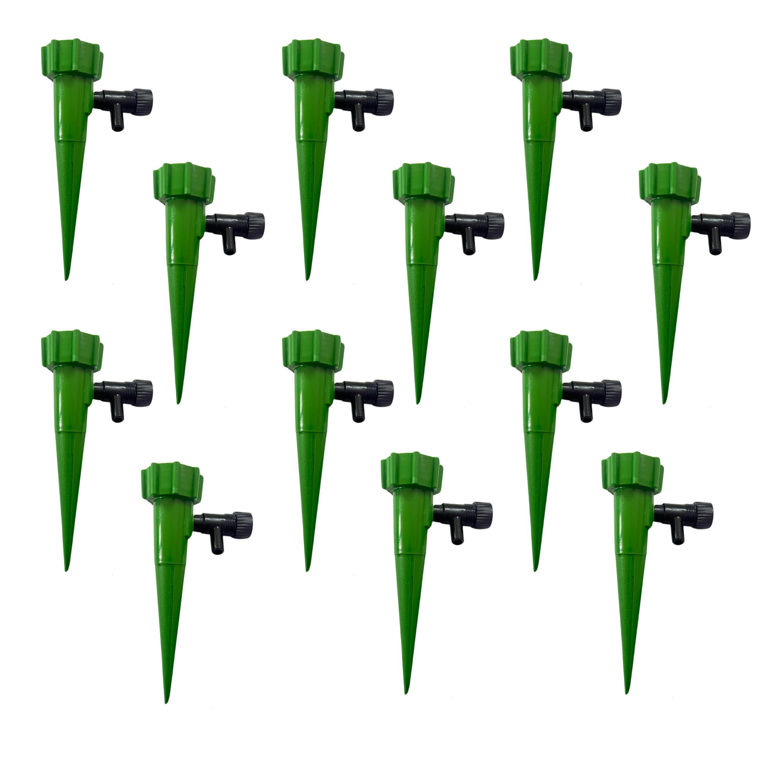 DHARM BHAKTI Drip Irrigation Kit for Home Garden | Automatic Plant Water Devices with Slow Release Control Self-Watering Spikes for Plants, Valve Switch drip Irrigation System (12)