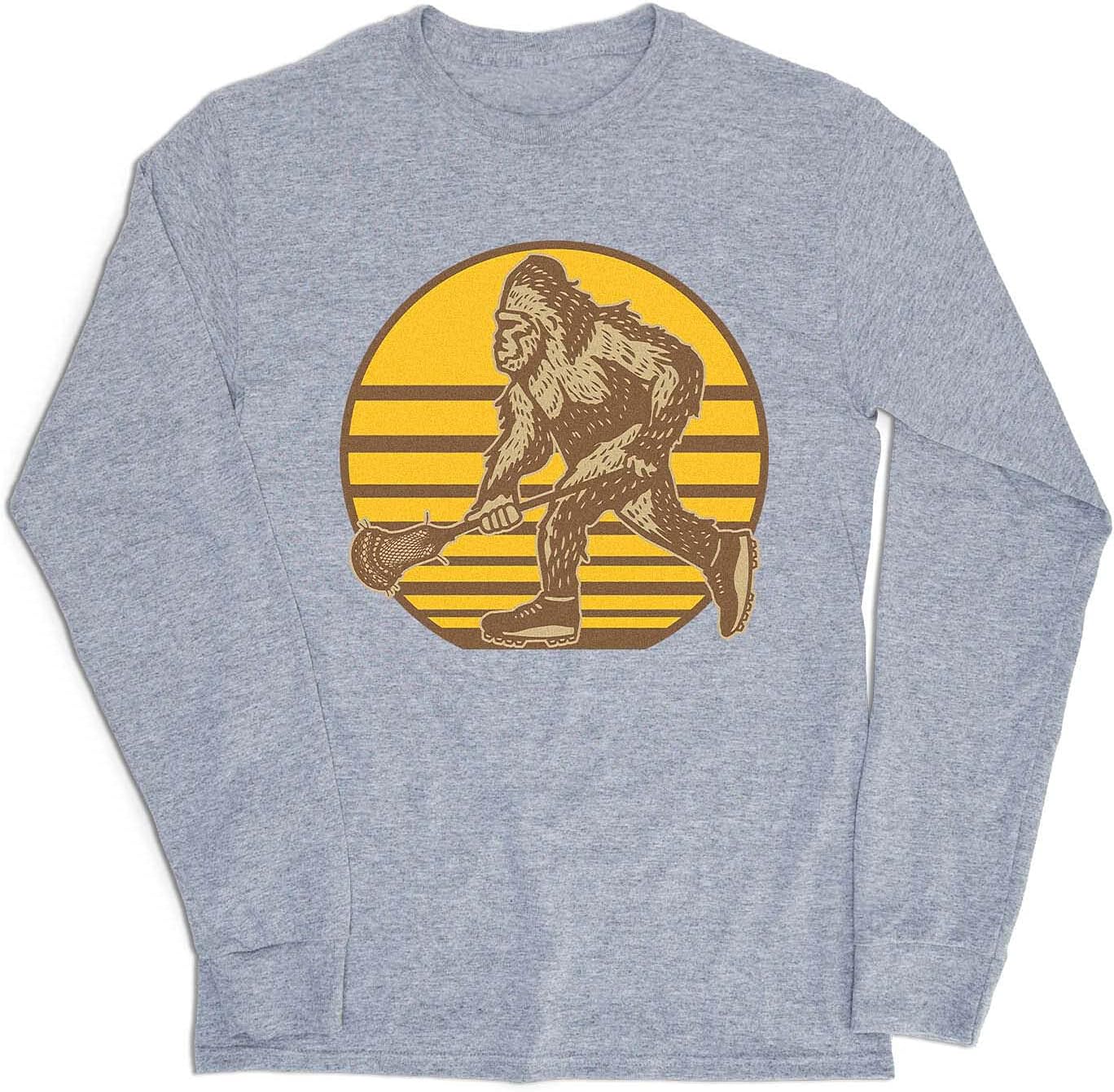 Guys Lacrosse Big Foot | Long Sleeve Shirt | Youth and Adult Sizes