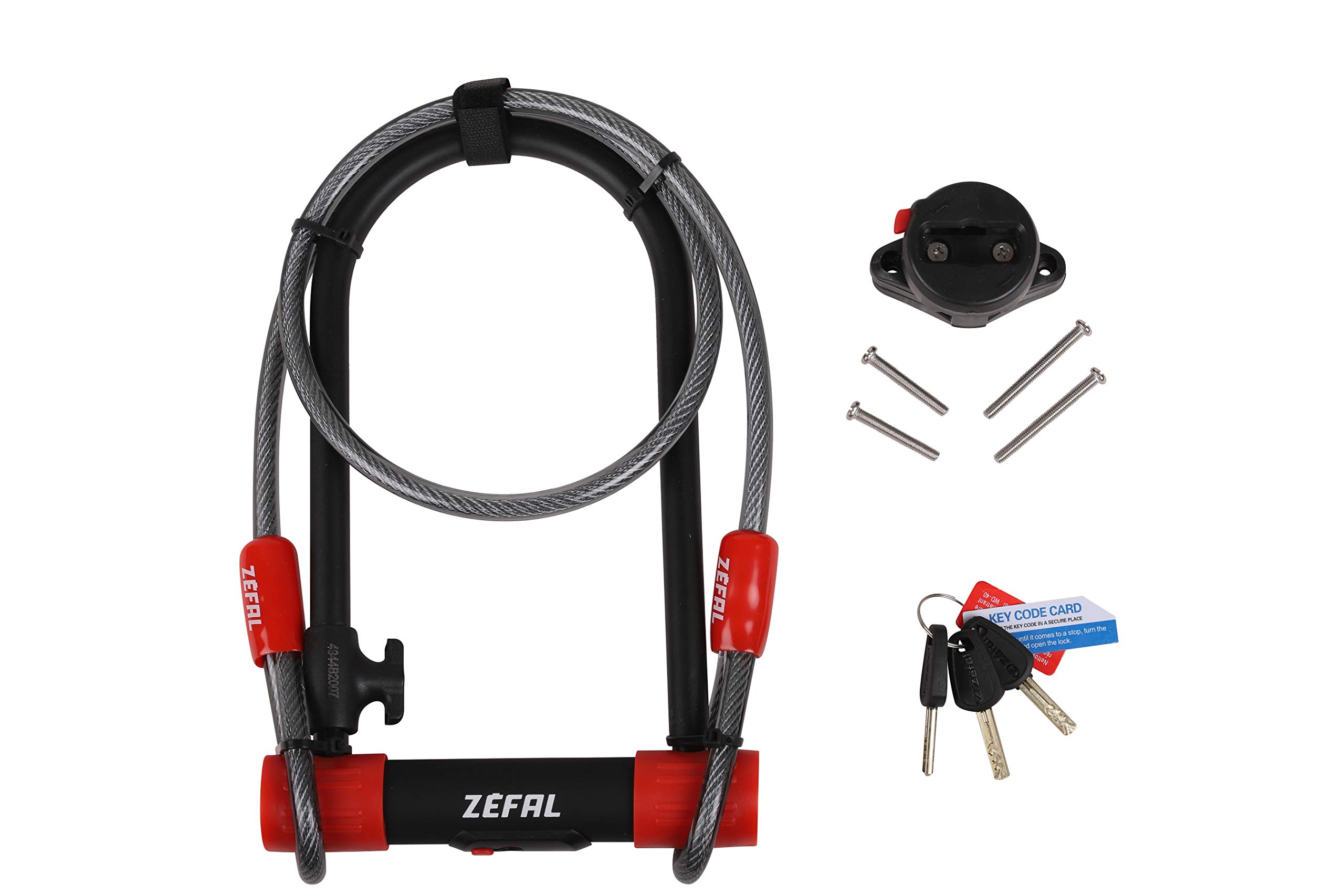 ZEFAL CANDADO U Acero 13 MM + Cable 10 mm x 120 cm