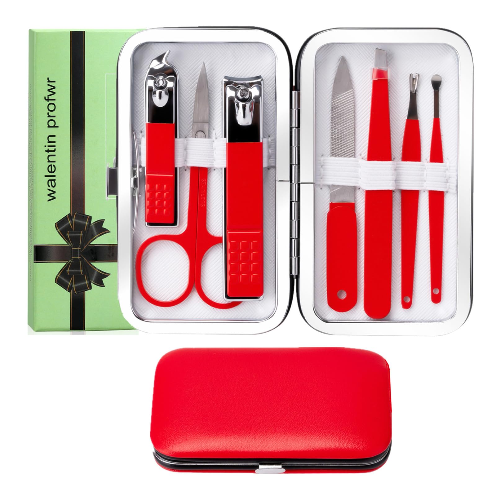 Nail Clippers for Women Manicure Kit for Women Men Manicure Set Nail Clipper Set Toenail Fingernail Travel Nail Clippers Kit Personal Care Tools with Travel Case Manicure Tools Grooming Kit Gifts