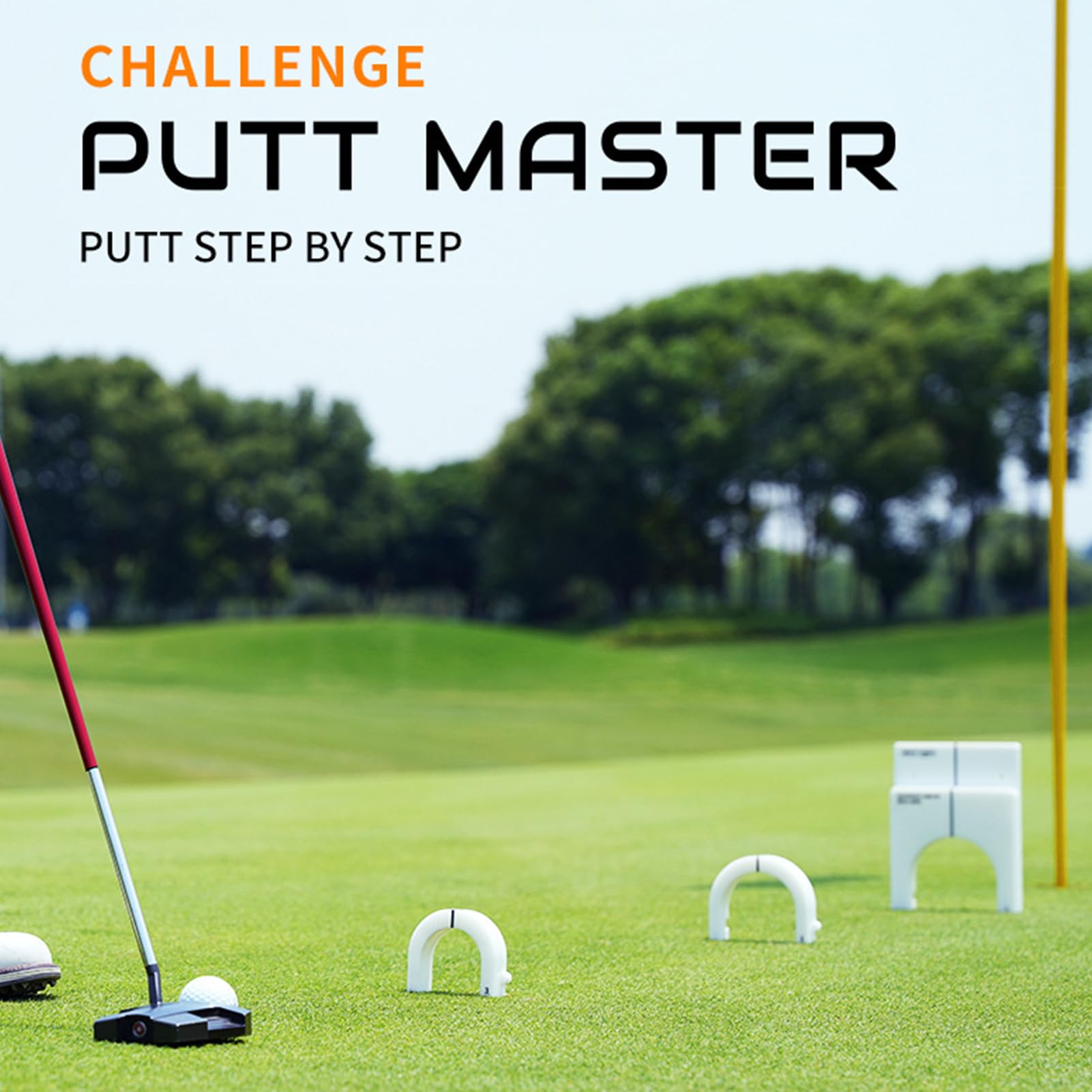 Puttinghilfen für Golf, Putting-Tore - Tragbarer Putting Cup für Golf Golf