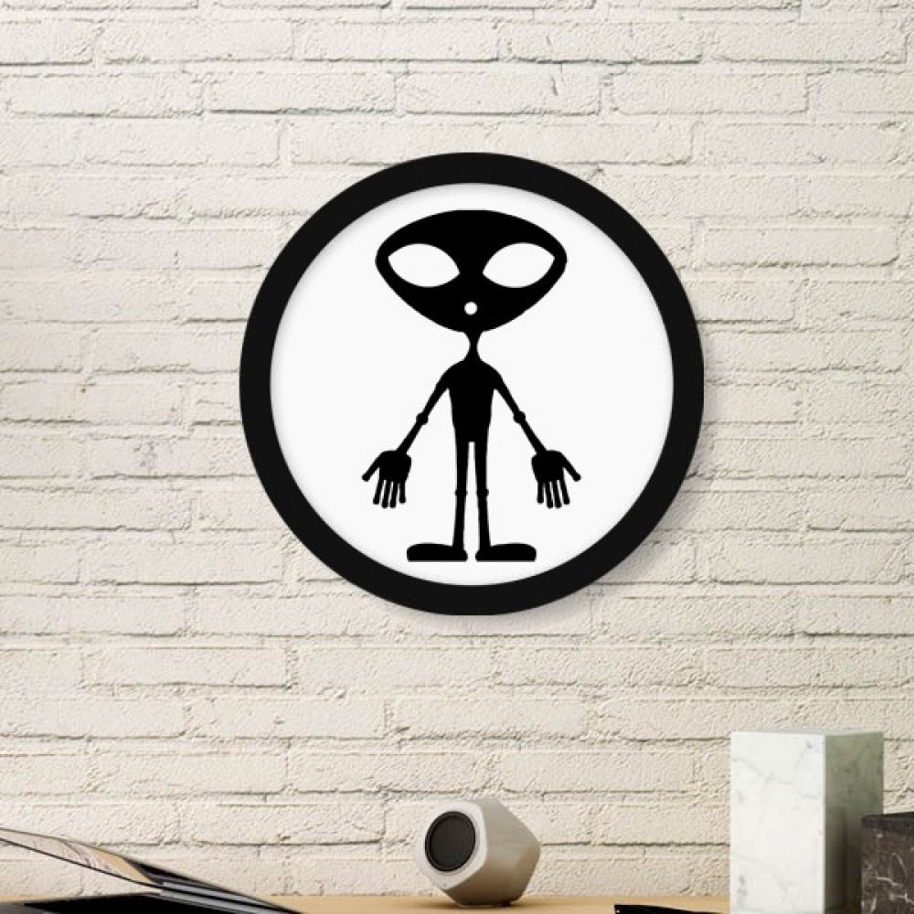 Cadre photo univers et alien noir, idée cadeau originale sci-fi