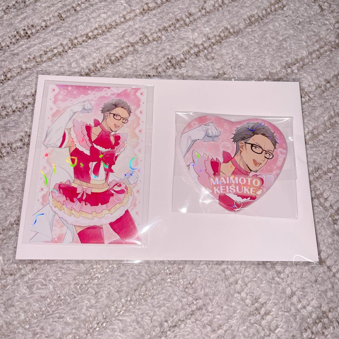 Amazon.co.jp: にじさんじ 魔法少女おじさん 缶バッジチェキ風