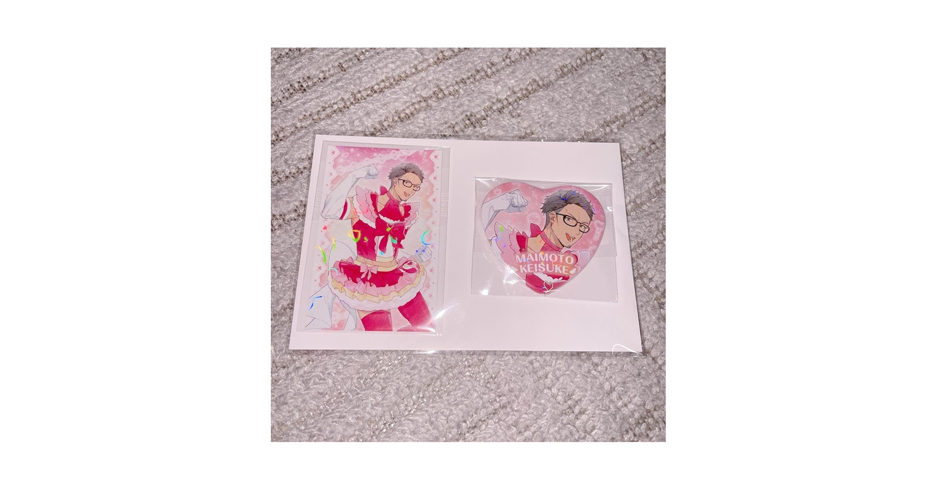 Amazon.co.jp: にじさんじ 魔法少女おじさん 缶バッジチェキ風