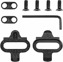 4 Stück SPD Cleats Set - X-Form Für Anfänger & L-Form Für Profis Mit Zubehör