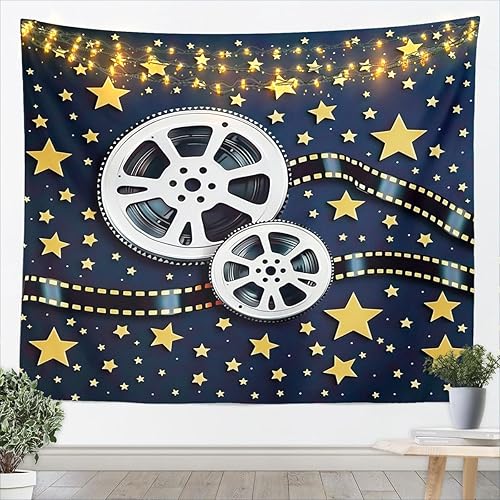 Miniatura 6 de Homewish Tapiz con temática de fotografía, película fotográfica vintage para colgar en la pared, para niños, adolescentes, mujeres, hombres, fotos