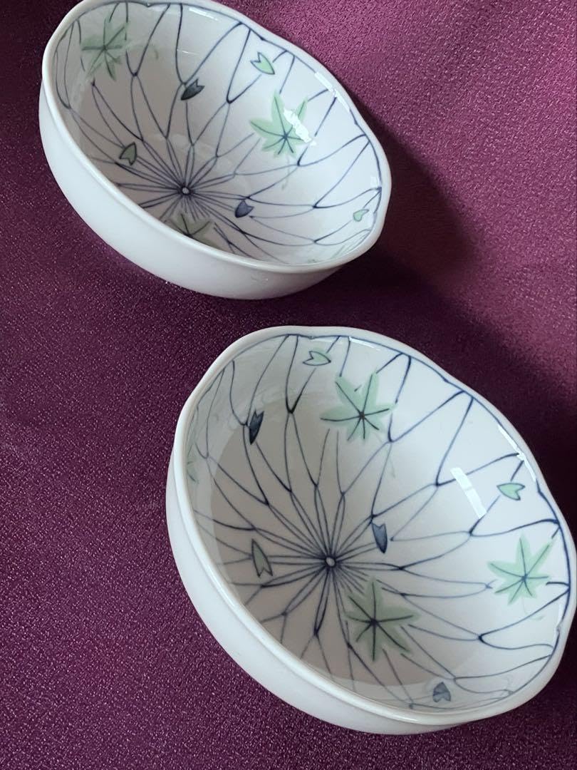 Amazon.co.jp: 品 たち吉 小鉢2セット 網目 緑 陶器 橘吉 橘 : ホーム