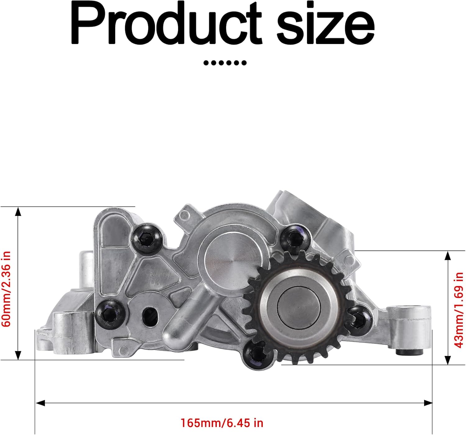 Oil Pump 06H115105AC For VW Beetle CC Eos Golf GTI Jetta Passat Scirocco 2009-2016,For AUDI A3 A4 A5 A6 Q3 Q5 TT 2008-2016 1.8L 2.0L 06H115105AF 06H115105AN 06H115105AJ