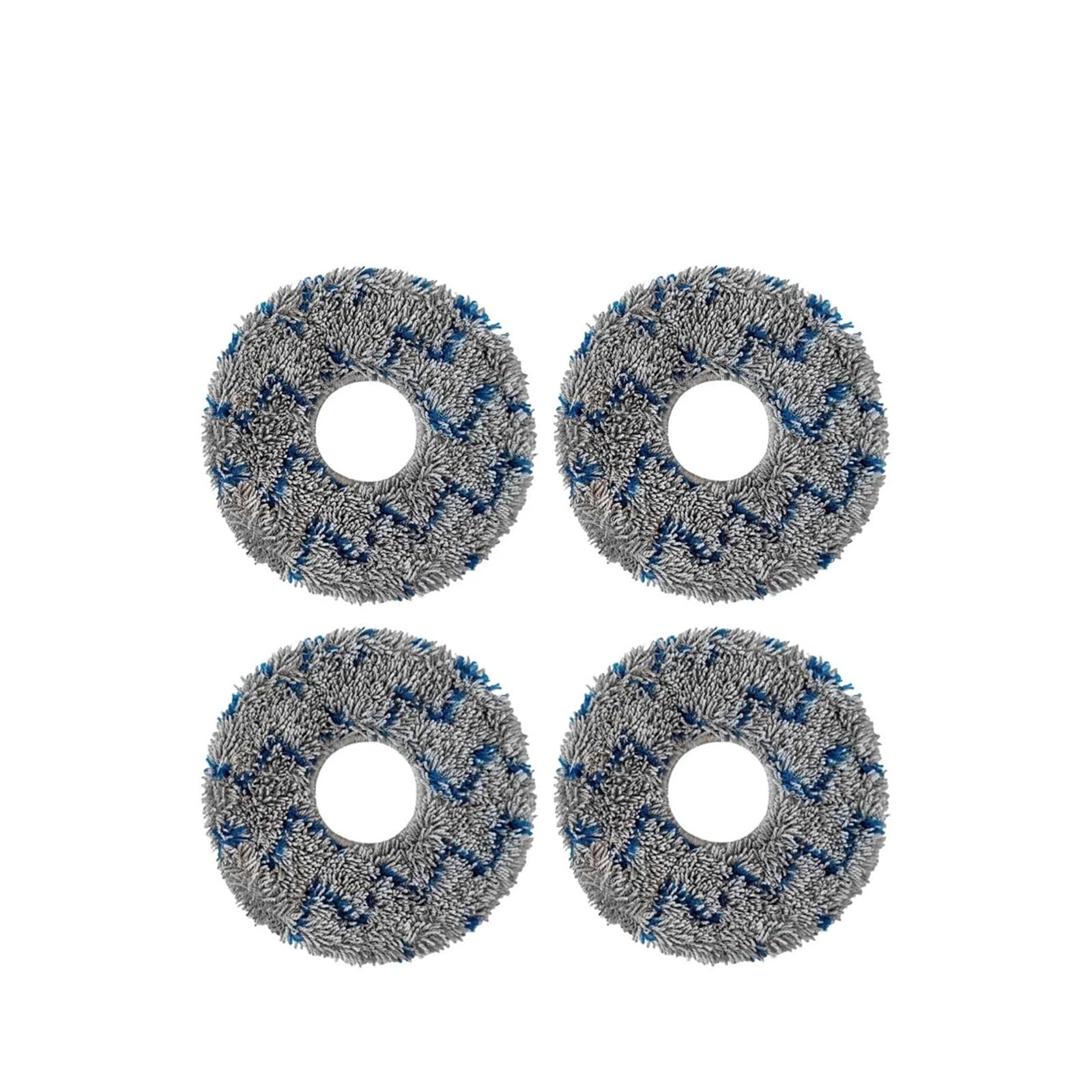 VIXWDRUTY Compatible For Ecovacs，Compatible For DEBOT，X1/X2/T10/T20/T30 MAX/PRO/T50/DEX86 Parts Main Roller Side Brush Filter Mop Cloth(B-4PCS)