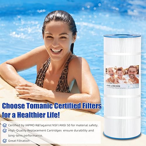 Miniatura 6 de Cartucho de filtro de piscina C1200 reemplaza Hayward CX1200RE, Unicel C-8412, Filbur FC-1293, PA120, Waterway Clearwater II 125, Pro-Clean 125 -