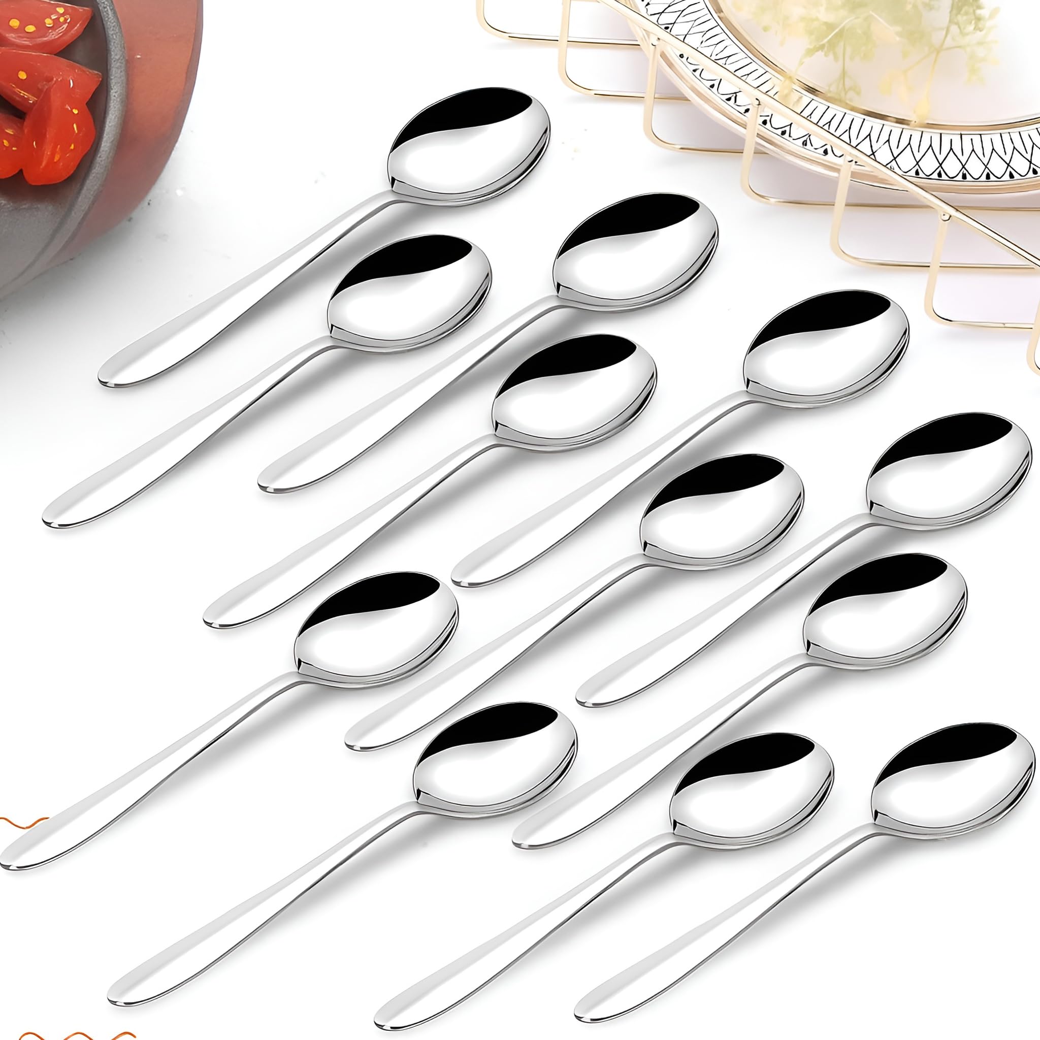 Parage Stainless Steel Spoon Set - 12 Spoons -10 Parage Stainless Steel Spoon Set - 12 Spoons -10