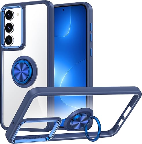 Silverback Funda transparente para Samsung Galaxy S23 con soporte de anillo, a prueba de golpes, delgada, ligera, funda protectora para Galaxy S23 disponible en Yaxa Peru