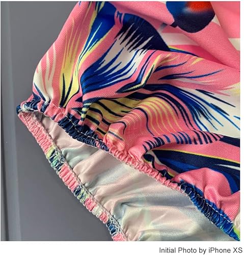 Miniatura 5 de Atuendo de 2 piezas para mujer, conjunto de ombliguera y pantalones cortos para el verano, enterizo de estilo bohemio y con estampado floral