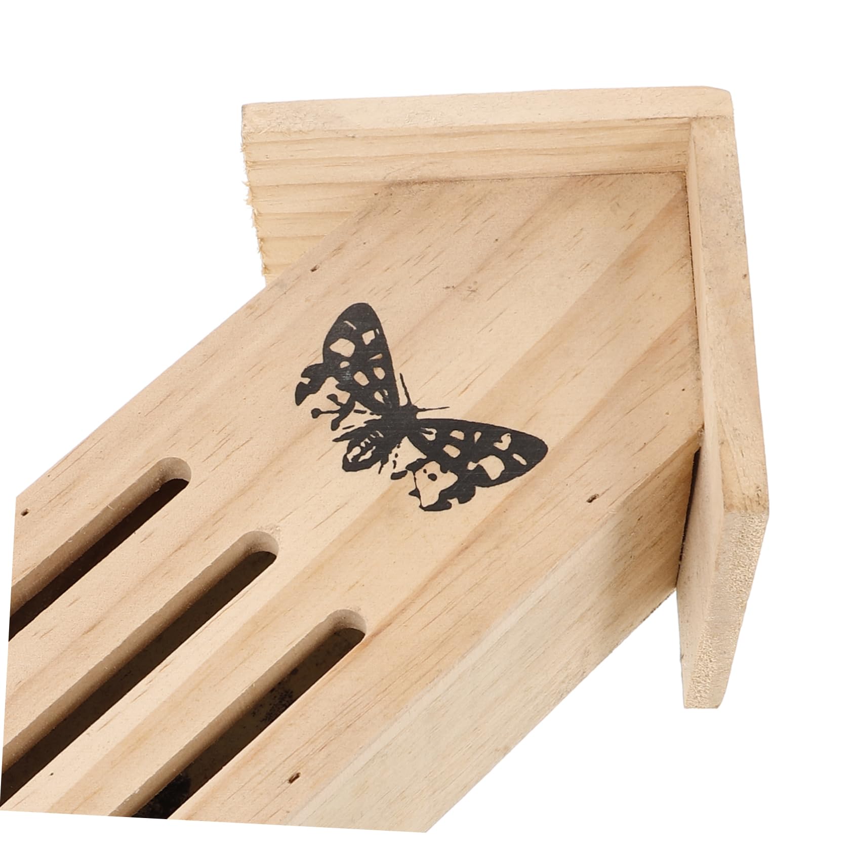 HANABASS 2stücke -Butterfly Feeder Und Insektenhotel Für Außenbereich Wetterfestes Natürliches Schmetterlingshaus Für Garten Einfache Installation Freundliches Material Attraktives