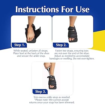 Amazon.com: Brace Align Deluxe Post Op Shoe - Adjustable