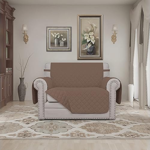 Miniatura 182 de Easy-Going - Funda reversible para sofá, resistente al agua, con varillas de espuma y correas elásticas, protector de muebles para mascotas y perros