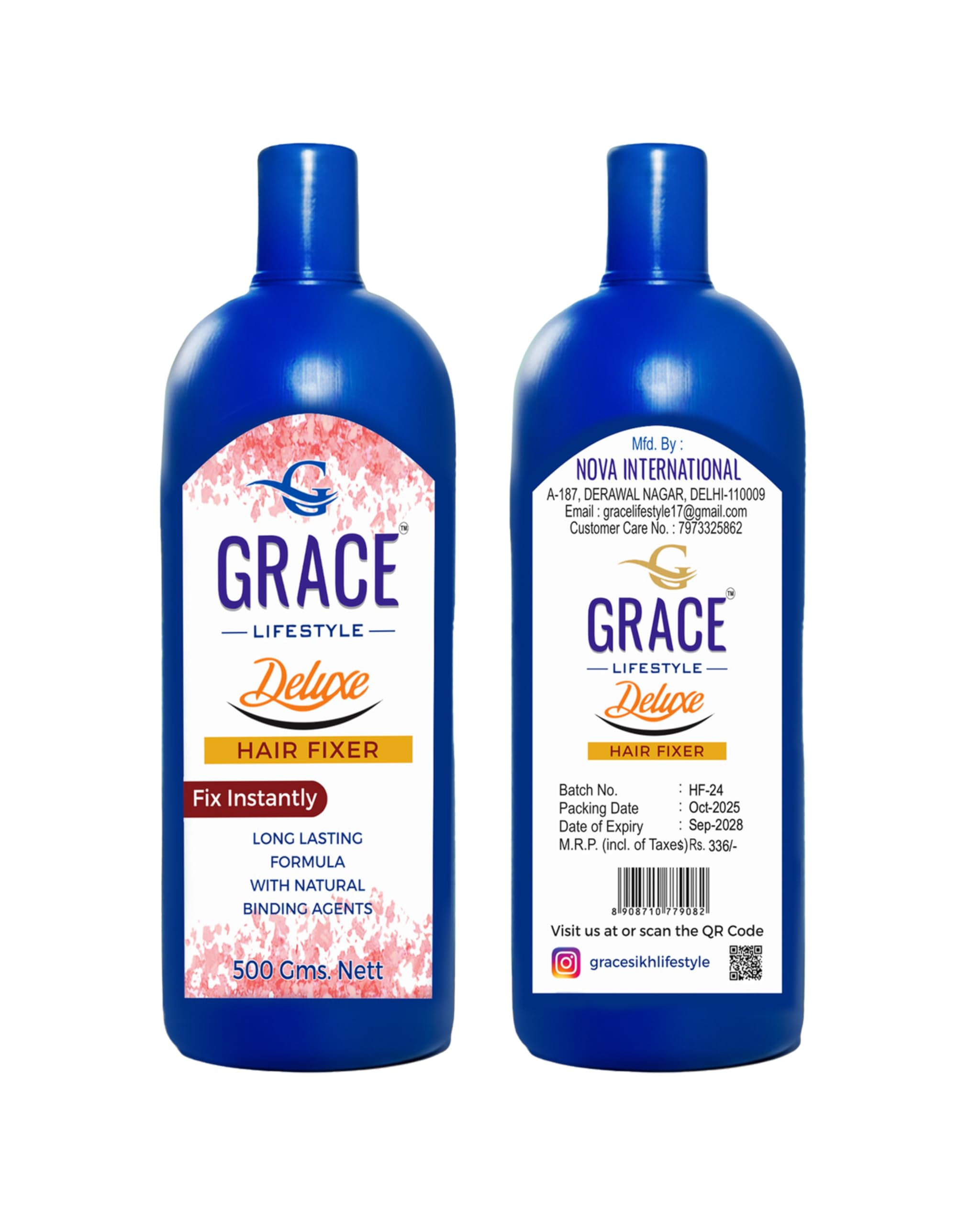 Grace Hair Fixer - Long Lasting, Strong Hold and Pleasant Fragrance (1, 500 gms)-image-31
