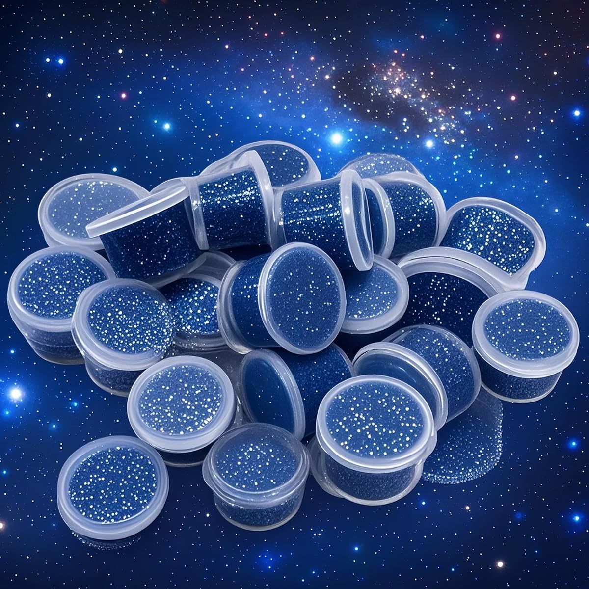 24 Packs Galaxy Slime,Party Favor for Kids Girls & Boys, Adults, Non Sticky, Unscented?Stress & Anxiety Relief, Wet, Super Soft Sludge Toy