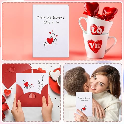 Miniatura 6 de D24TIME Divertidas tarjetas de San Valentín para él, su novio, novia, travieso, San Valentín, aniversario, cumpleaños, tarjetas de regalo para