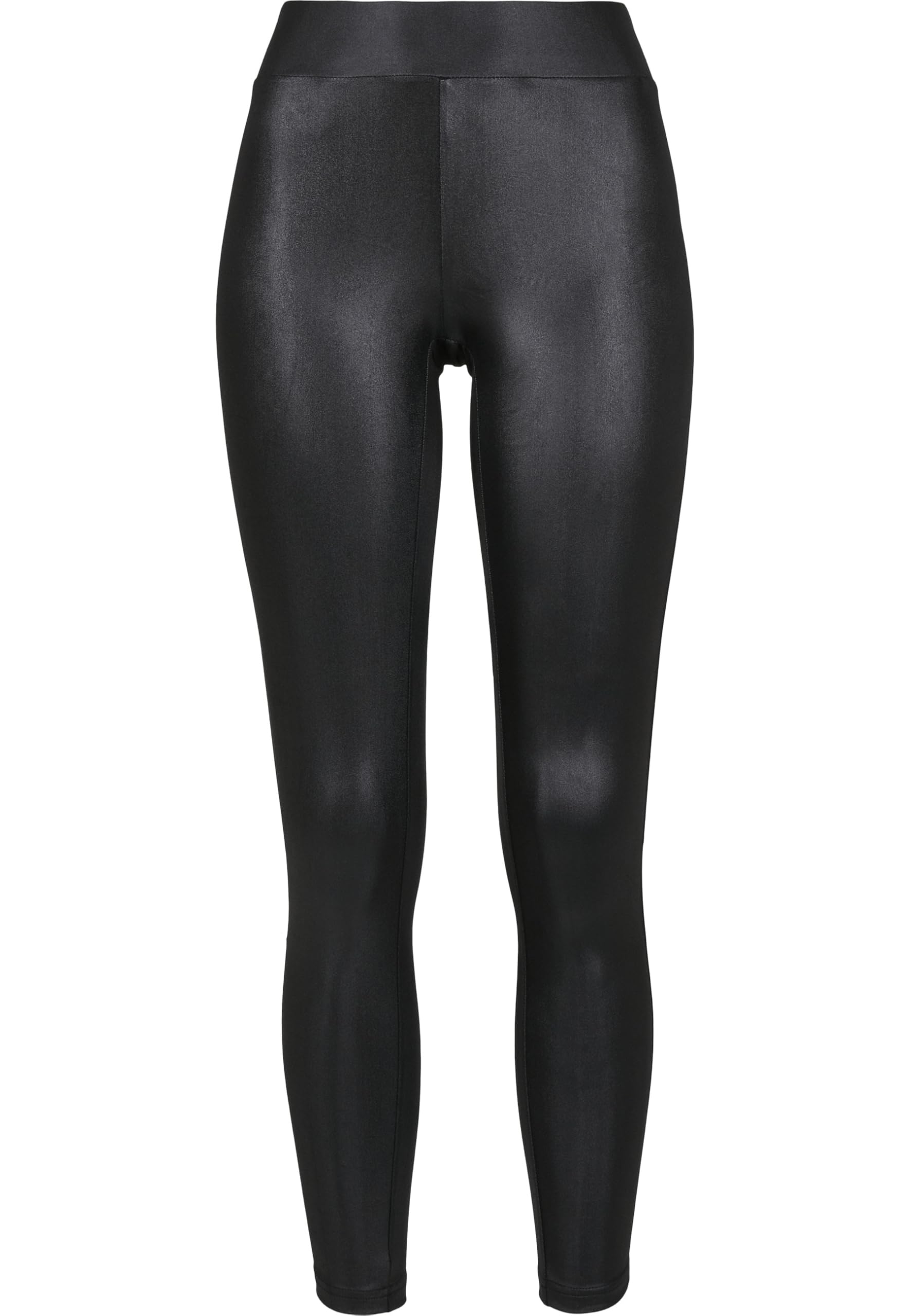 Urban Classics Femme en Cuir Synthétique pour Femme Leggings, Noir, L EU