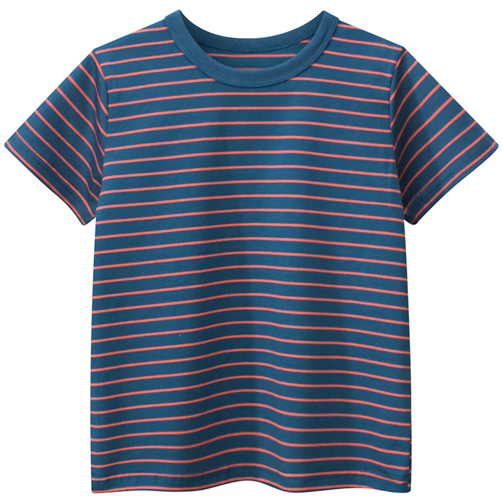 AIWUHE Toddler T Shirts Cotton Summer Tshirts Boys Girls Short Sleeve Tee Tops Casual Graphic Clothes Crew Neck Shirts 2-6Y