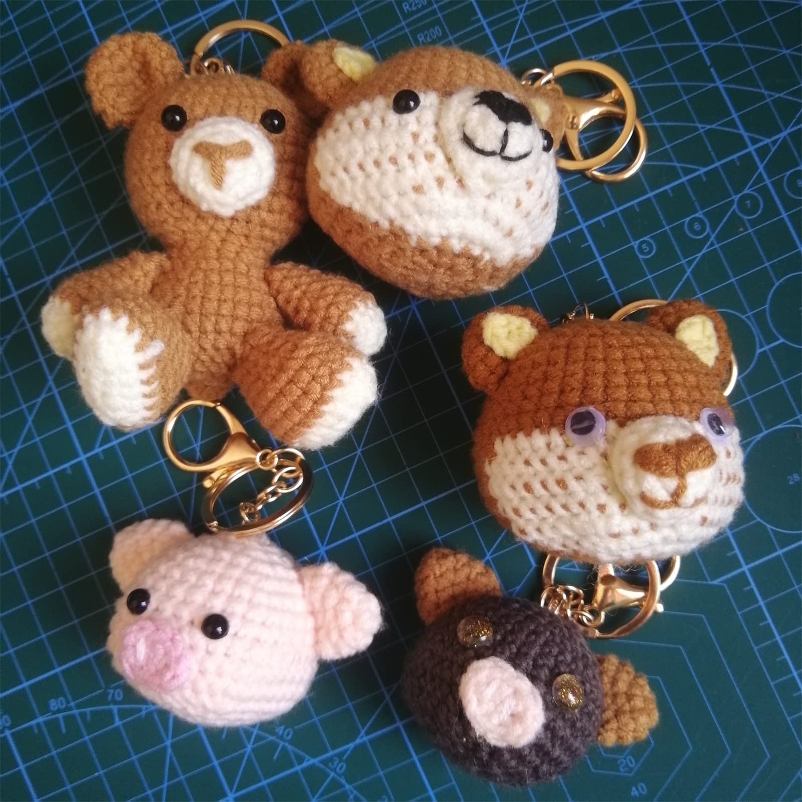 Anhänger Schlüsselbund Plüsches Nettes Anhänger Keychain-Geschenk