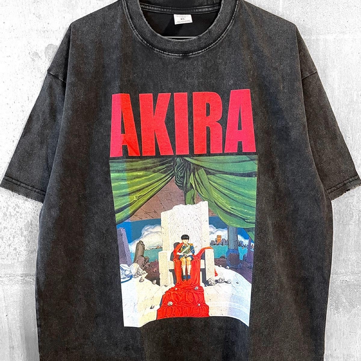 Amazon.co.jp: AKIRA アキラ 映画 アニメ Tシャツ 金田 鉄雄 レトロ 