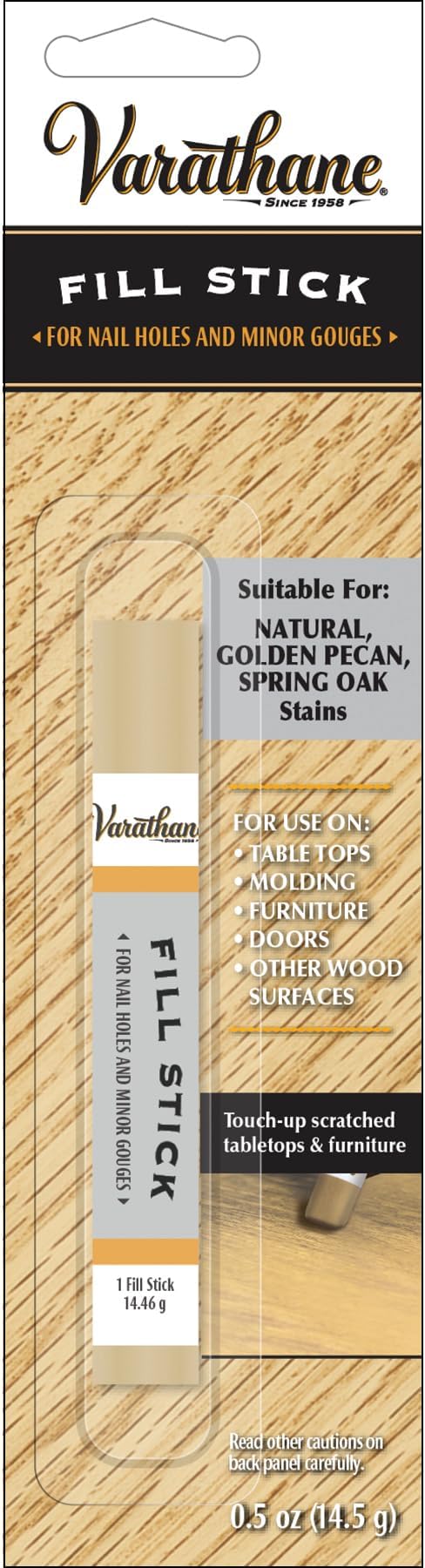 Rust-Oleum Varathane Fill Stick For Natural, Golden Pecan, Spring Oak 215362