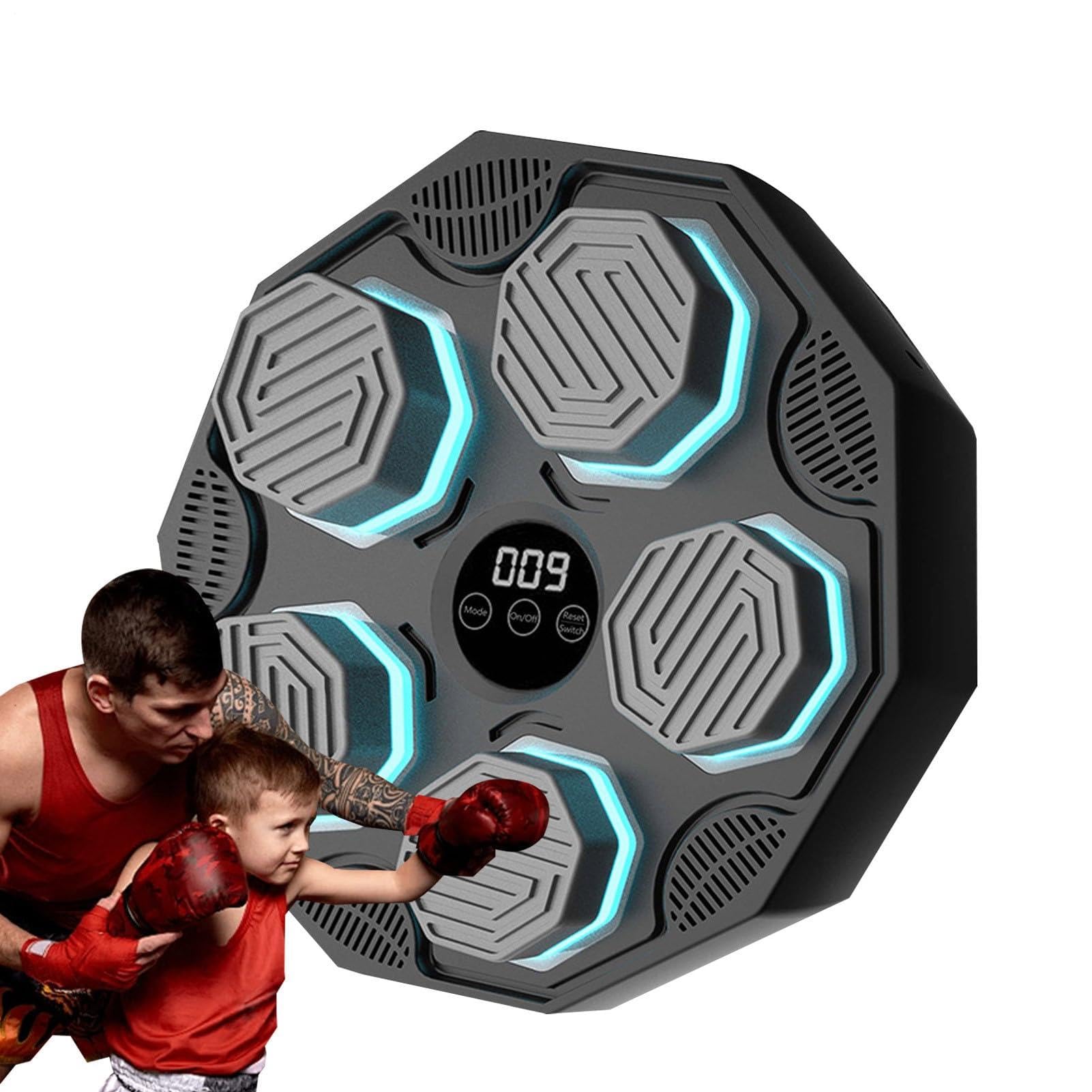 Boxe Musicale Attrezzatura Per Esercizio | Con LED Montabile A Parete Con Funzione Musicale per Uomini Ragazzi Bambini Allenamento Sport Palestra Domestica Interno