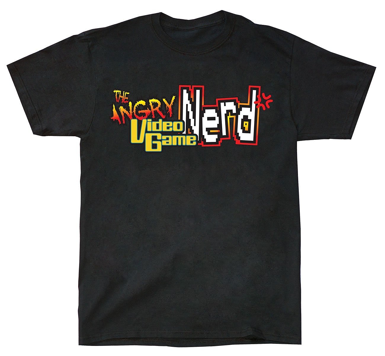 TAILAD Cinemassacre Men's The Angry Video Game Nerd T-Shirt, 3Black, Small