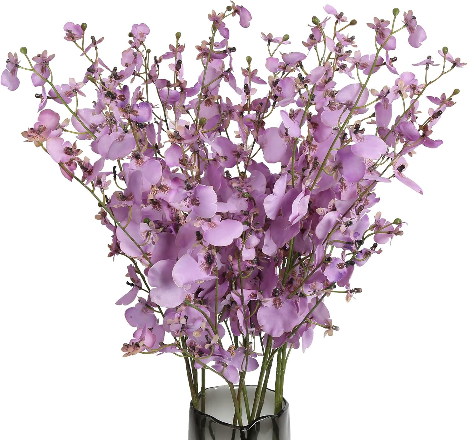 Artificial Silk Orchids,10 PCS (Each 37'') Purple Orchids