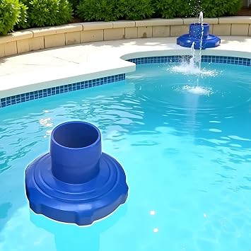 Blue Replacement Pool Adapter for Intex Deluxe Surface Skimmer Wall Mount Adapter with Hose Above Ground Swimming Pool Washing Machine Cleaning Part Accessories