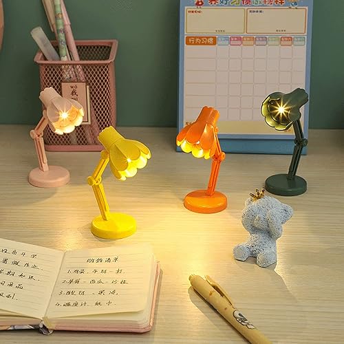 Miniatura 6 de PERZOE Lámpara de escritorio LED mini lámpara de mesa portátil de alto brillo lámpara de noche de plástico accesorios de decoración de casa de