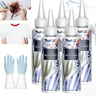 Sonsel Oil Stain Cleaner, Sonsel Oil Stain Remover, Garment Stubborn Stain Cleaner Oil Remover, Emergency Stain Rescue Stain Remover, For All Types of Fabrics (5Pcs)