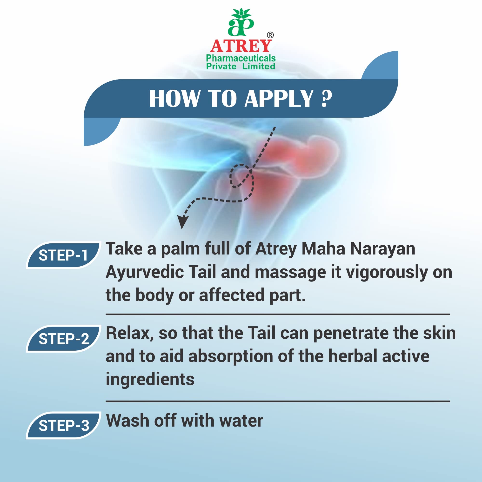 Atrey Maha Narayan Ayurvedic Oil For Joint Pain and Backache - 100ml 4