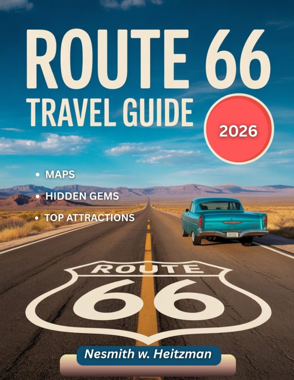 Route 66 Travel Guide 2026: A Complete Road Trip Handbook for Exploring America’s Historic Highway with Scenic Stops, Small-Town Gems, Roadside Attractions, and Practical Travel Tips