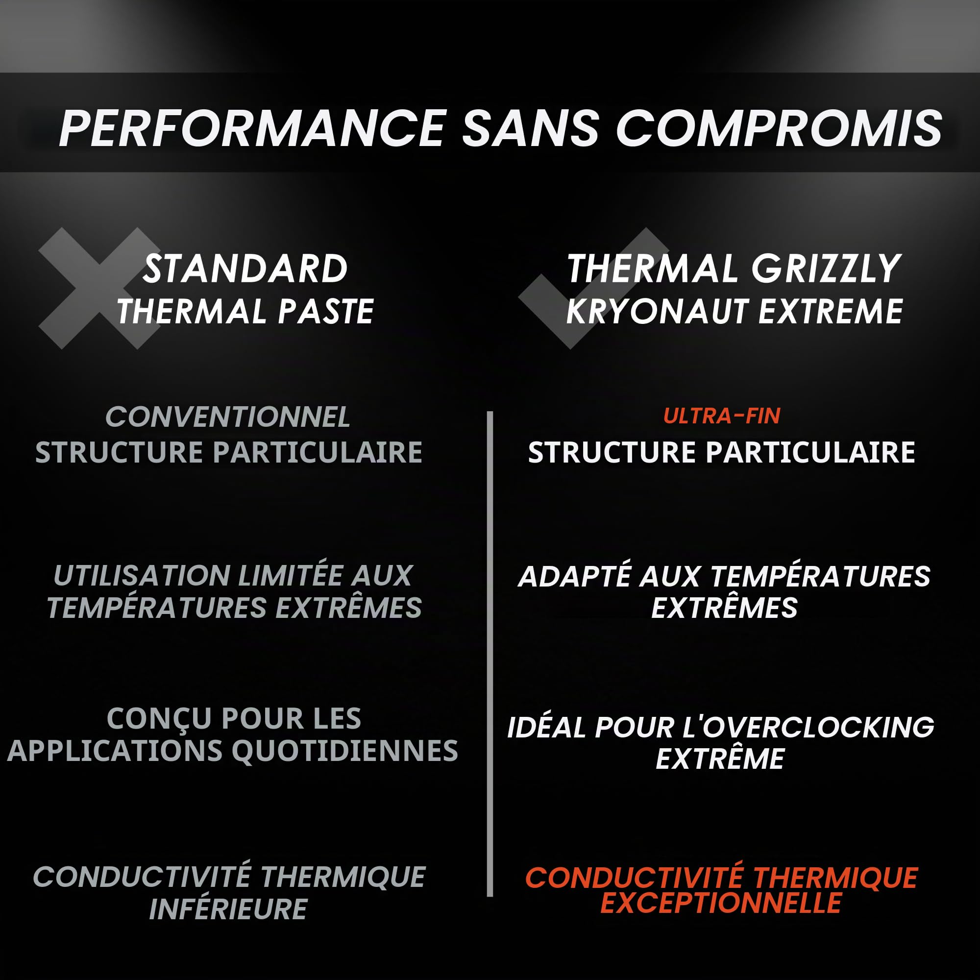 Thermal Grizzly Kryonaut Extreme 9ml pâte thermique CPU GPU