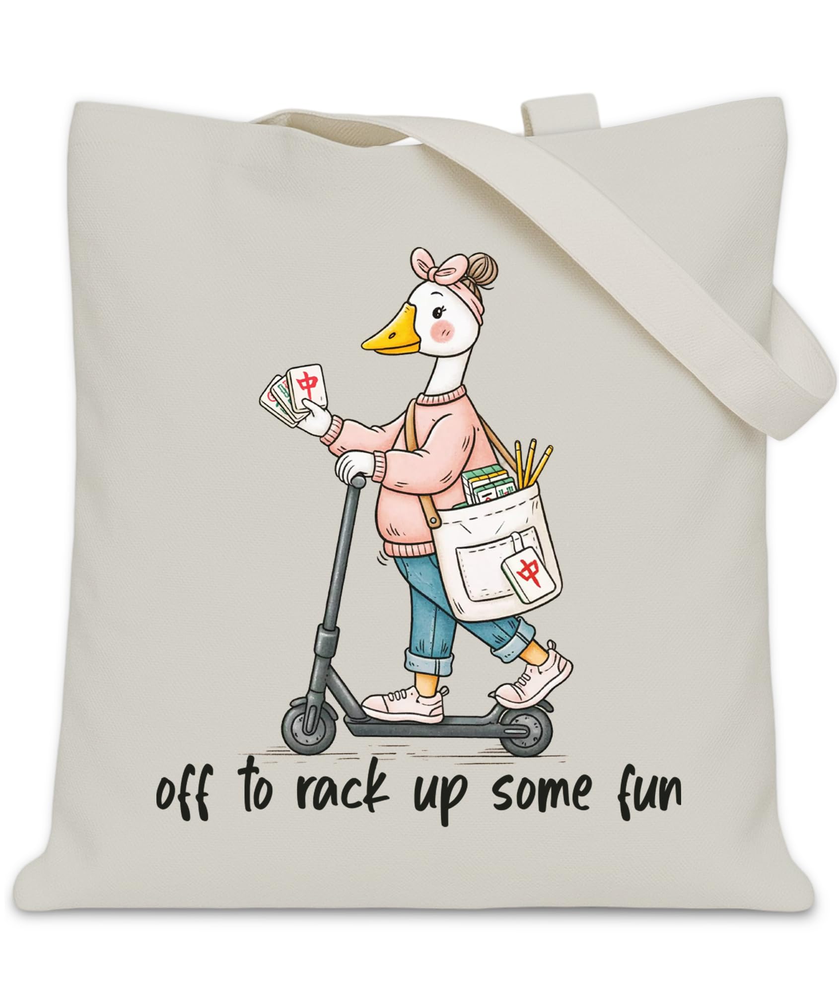 Aesthetic Tote Bag for Women Girls, Stylish Tote Bag for Friends Besties Coworker