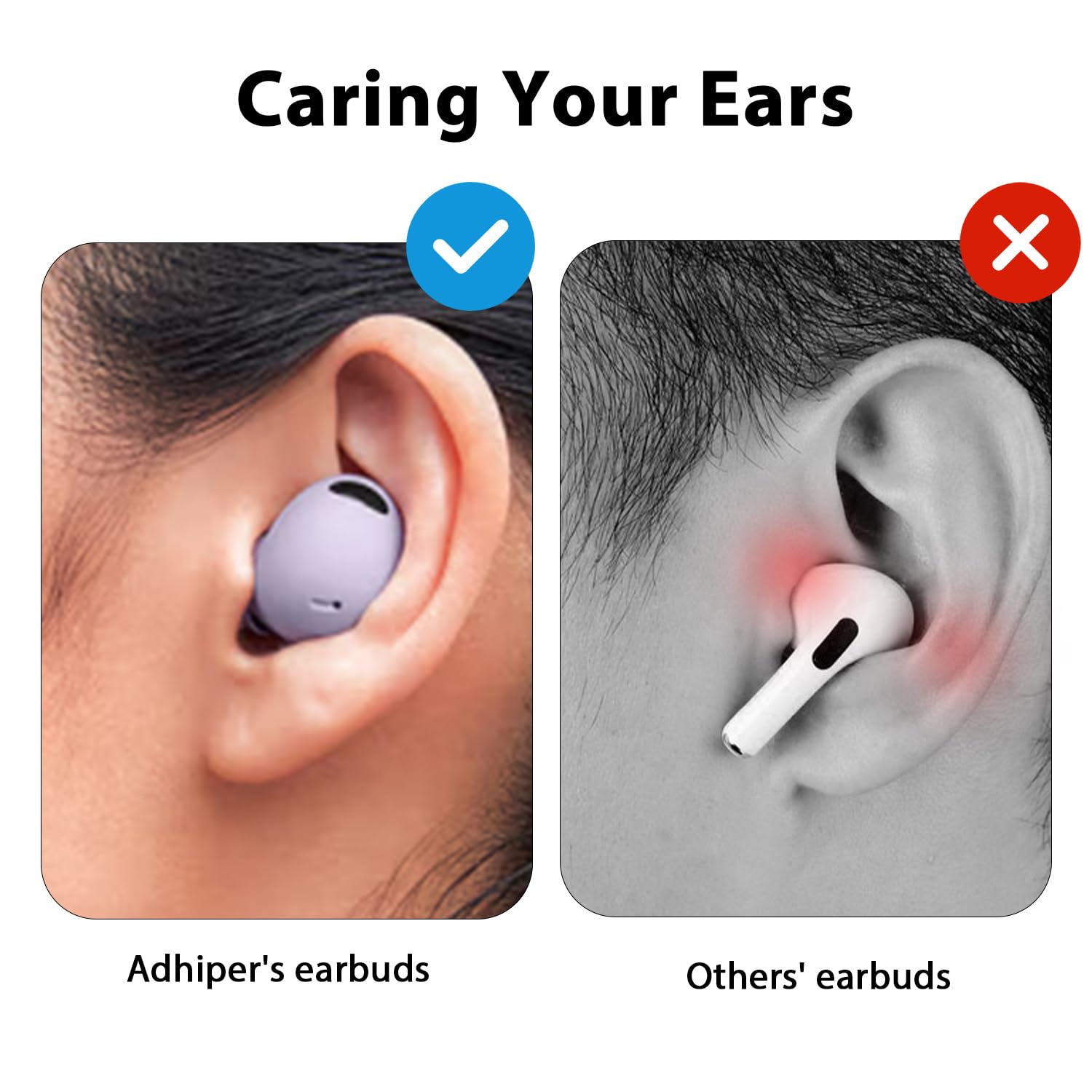 Adhiper 3 pary zatyczek do uszu do Galaxy Buds2 Pro, redukujące hałas silikonowe zatyczki do uszu, kompatybilne ze słuchawkami Samsung Galaxy Buds 2 Pro, pasują do etui do ładowania (S/M/L, czarne) | Rozmiary S/M/L, pasuje do etui ładującego, miękki silik