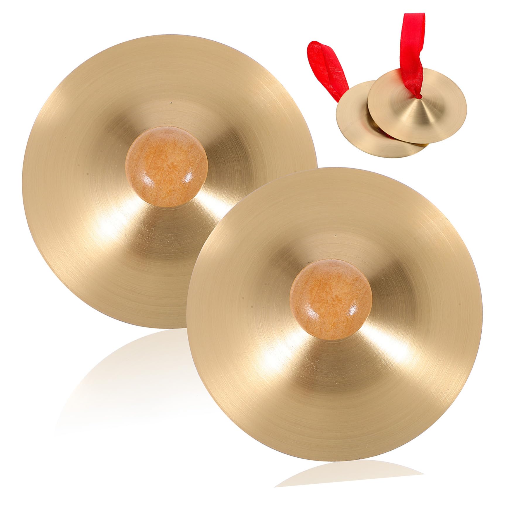 Set Di 10 Piattini In Rame Per Danza Del Ventre - 5.5 Cm, Strumenti Musicali A Percussione Per Bambini - Foto 1